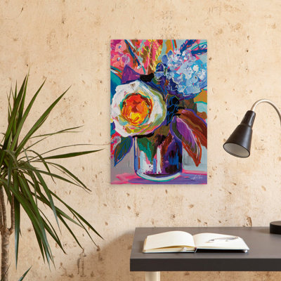 Blue And Bouquet Electric Art