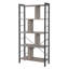 Chittenango 154.5cm H x 74cm W Steel Open Shelf Bookcase-648158497