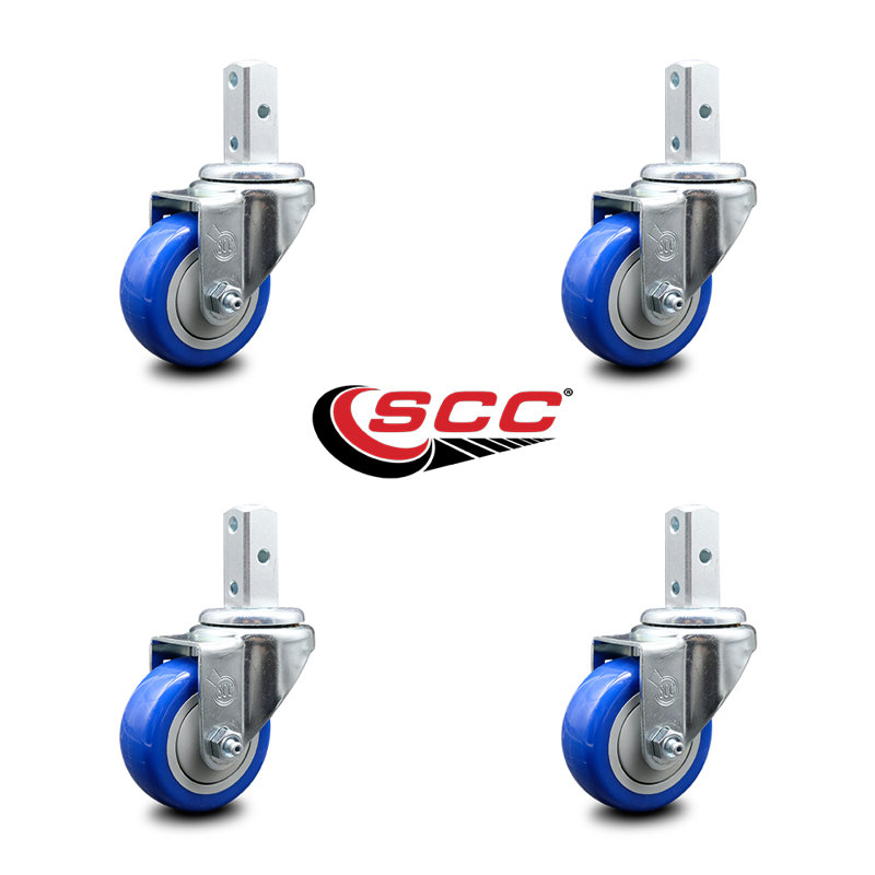 Polyurethane Caster, Blue