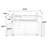 Outdoor Bar Table, Wicker Bar Cart With Cabinet, Patio Serving Cart With Steel Top, With One Ice Bucket,Lockable Wheels, Side Basket-282711593