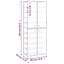 9 Pair Shoe Storage Cabinet-178957401