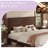 Bilal King Size Solid Wood Platform Bed Frame with 47.2'' Headboard,Walnut-1111246595-1111246592