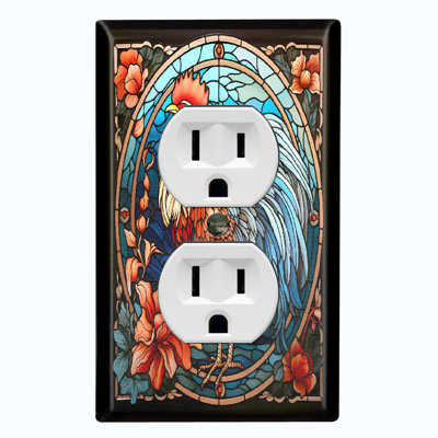 1-Gang Duplex Outlet Wall Plate