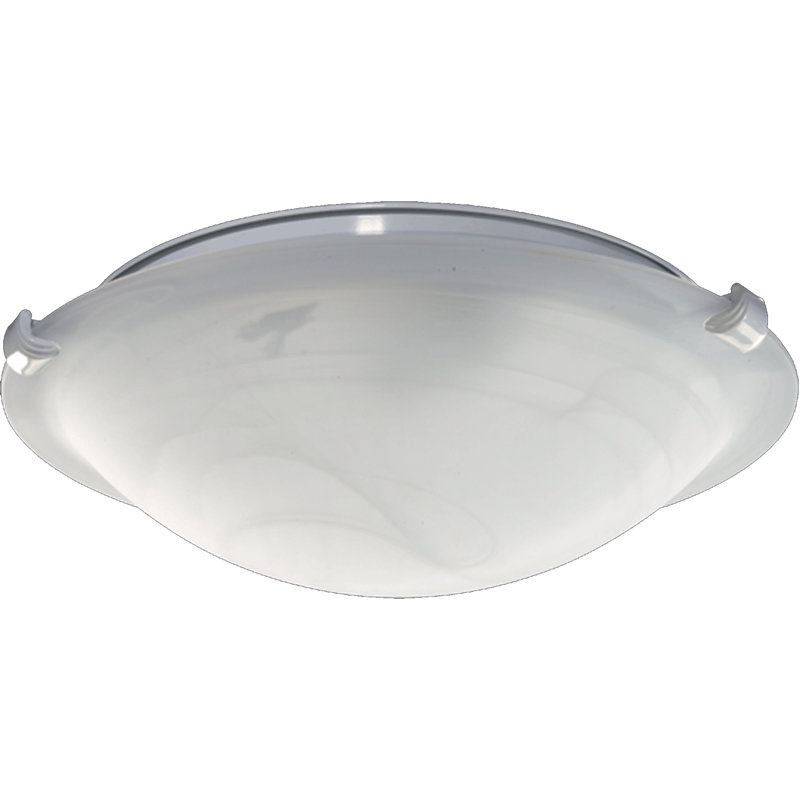 12 in. 2 - Light LED Ceiling Fan Light Kit, White
