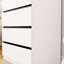 Armoire-penderie 2 portes avec tiroirs