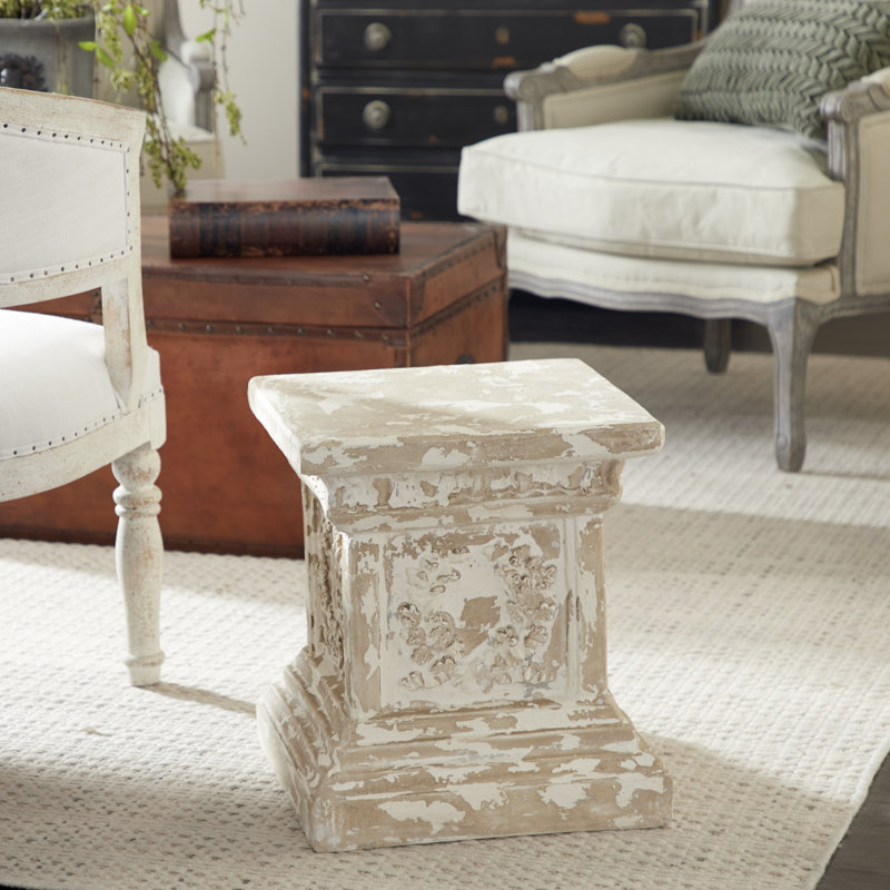 Glass Top End Table