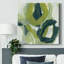 Verdigris Motion II - Toile encadrée de qualité supérieure - prête à être accrochée-91313916-91327803
