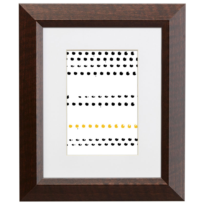 Cadre photo Daelan, Noyer brésilien, 17 po x 22 po emmêlé à 13 po x 19 po