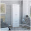 Armoire Alabama, une grande armoire, deux tiroirs-55088049