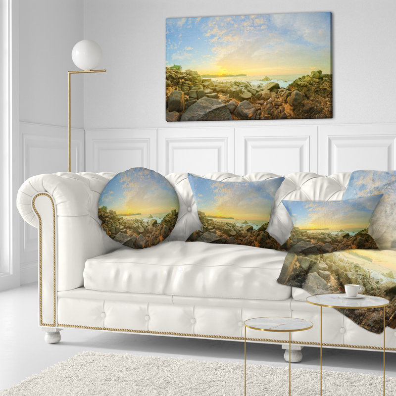 Housse et insert de coussin rectangulaire Rocky