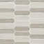 Carrelage mural en mosaïque de verre brillant 10 po x 14 po Spire-49103419