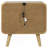 Winston Light Ash 2-Drawer Nightstand Bedside Table