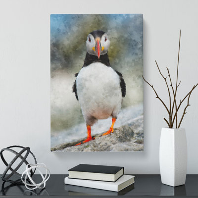 Atlantic Puffin Birds Vol.6 - Wrapped Canvas