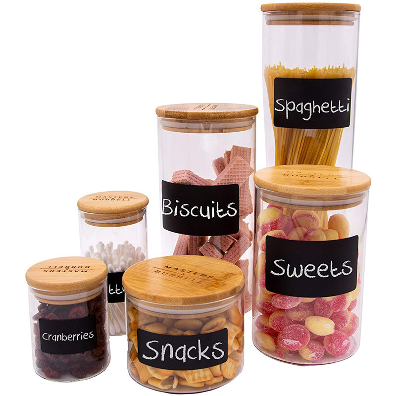 Glass Jar - Set of 6