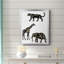 Toile encadrée de qualité supérieure avec animaux décoratifs safari ornementaux III-545230426-545230427