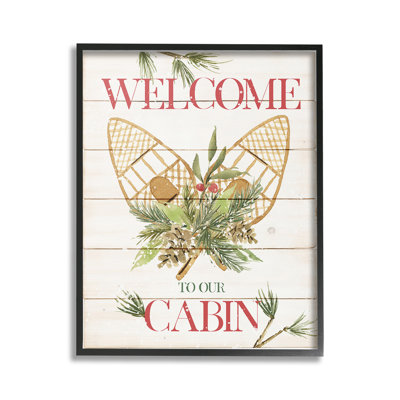 Bc-611_FG " Rustic Cabin Welcome " by Deane Beesley
