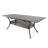Jenisa Rectangular Metal Extendable Outdoor Dining Table With Umbrella Hole , 64'' in. W 37.50'' in. D-109423804