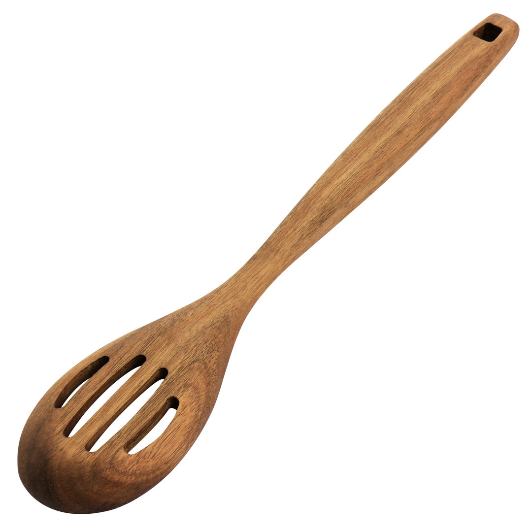 Oster Acacia Wood Slotted Spoon Cooking Utensil Oster