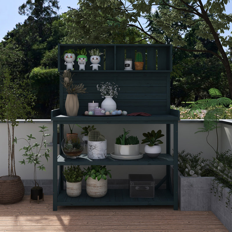 Table d'extérieur 65 po, Vert foncé