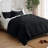 Washed Microfiber Duvet Cover Set-90165627-99309884