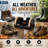 Symple Stuff Heavy-duty Metal And Wooden Base Shoe Cleaner And Boot Scraper, Portable Or Floor-mounted Scrubbing Brush For Indoor And Outdoor Use, All Weather Boot Cleaner - Removes Mud, Snow And Sand, Wooden