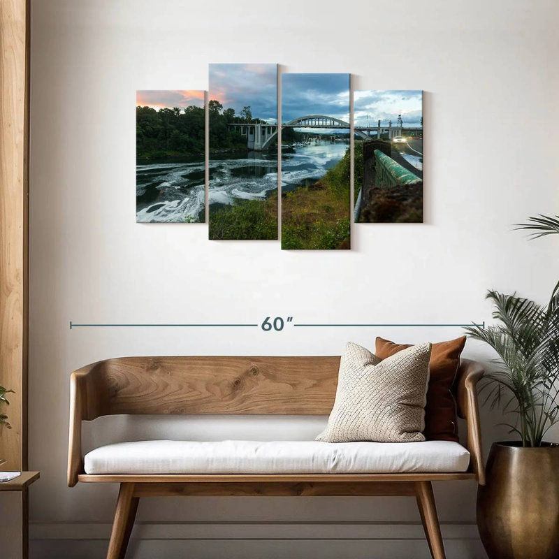 Lilie Oregon City Arch Bridge, 27" H x 43" W
