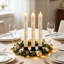 3 Pack LED Taper Candles with Fairy Lights, Realistic Moving Flame Flameless Candles, Plastic Heat Resistant Reusable Candles with Remote Control-1743235063