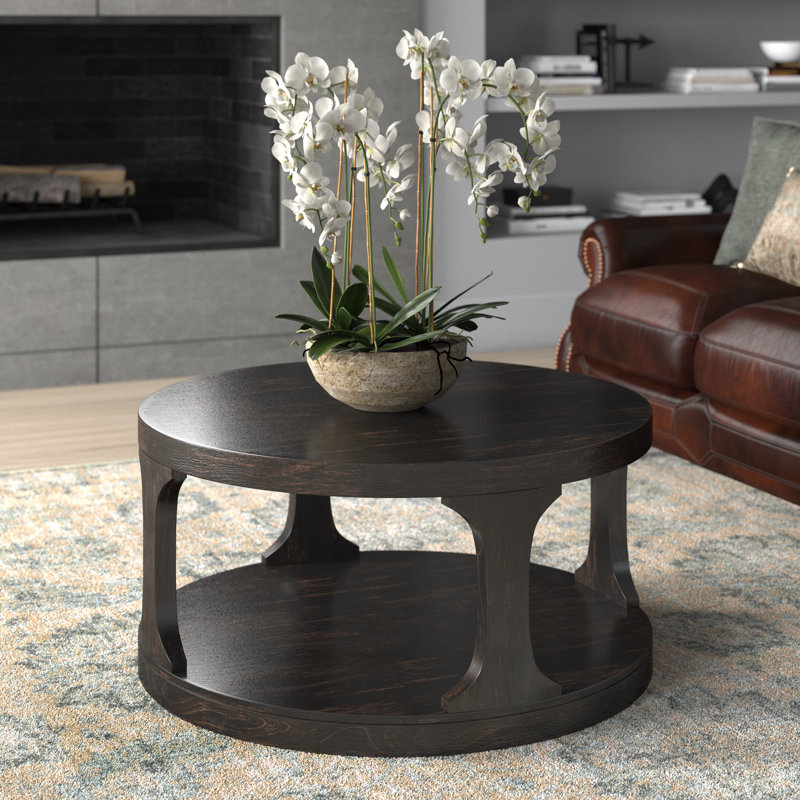 Table basse avec tablette de rangement Dalva