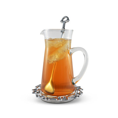 Equestrian Glass Beverage Dispenser