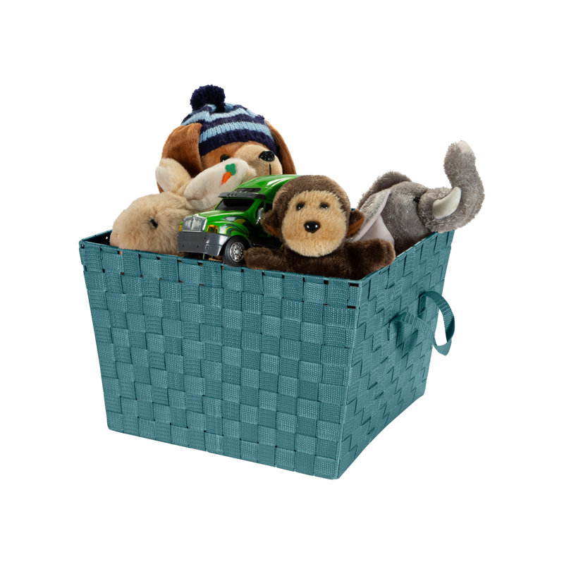 Zipcode Design™ Plastic Decorative Basket, Large, Sapphire, 4