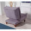 Fauteuil convertible capitonné l 29,53 po Crosland-684804723