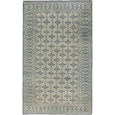 Antique One-of-a-Kind Rectangle 4'5" X 7'3" Hand Knotted Area Rug