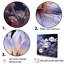 Cristal bleu cornflowers Harmony III - Art mural salon bleuet-1750170137-1750170143