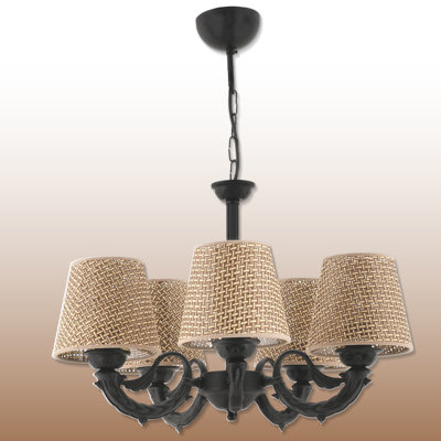 5 Lights Metal Body Classical Chandelier
