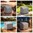 Gray Outdoor Bar Table Cover