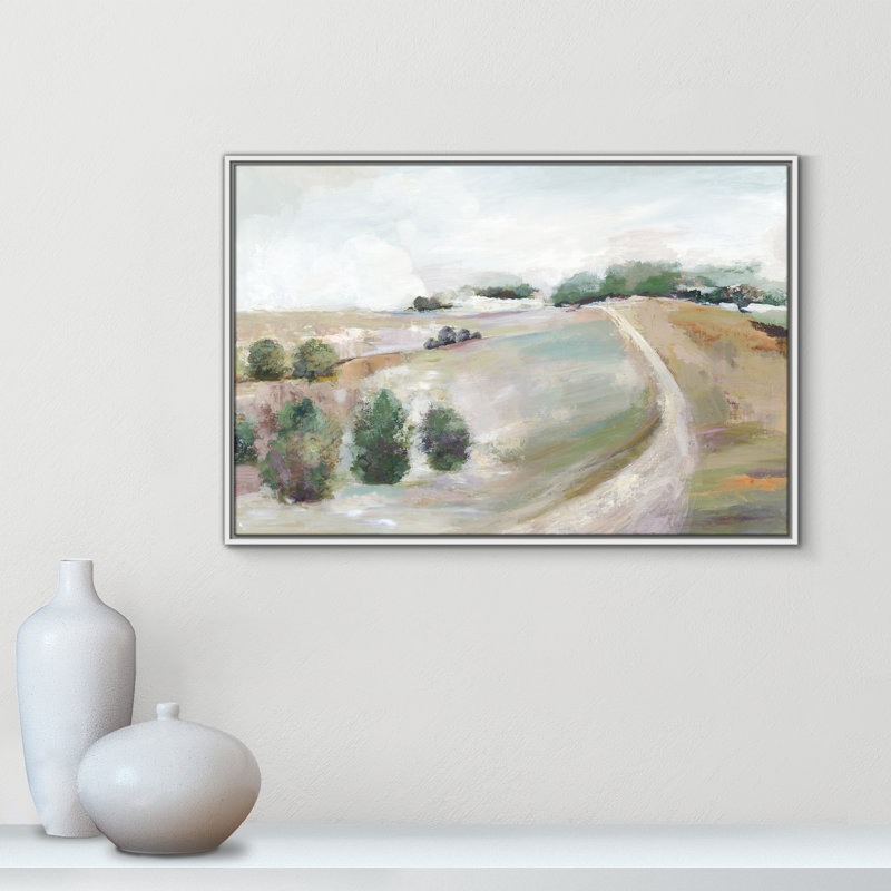 «Kel Country Road Hill» par Allison Pearce, reproduction sur toile flottante, H 25,5 po x l 37,5 po, White