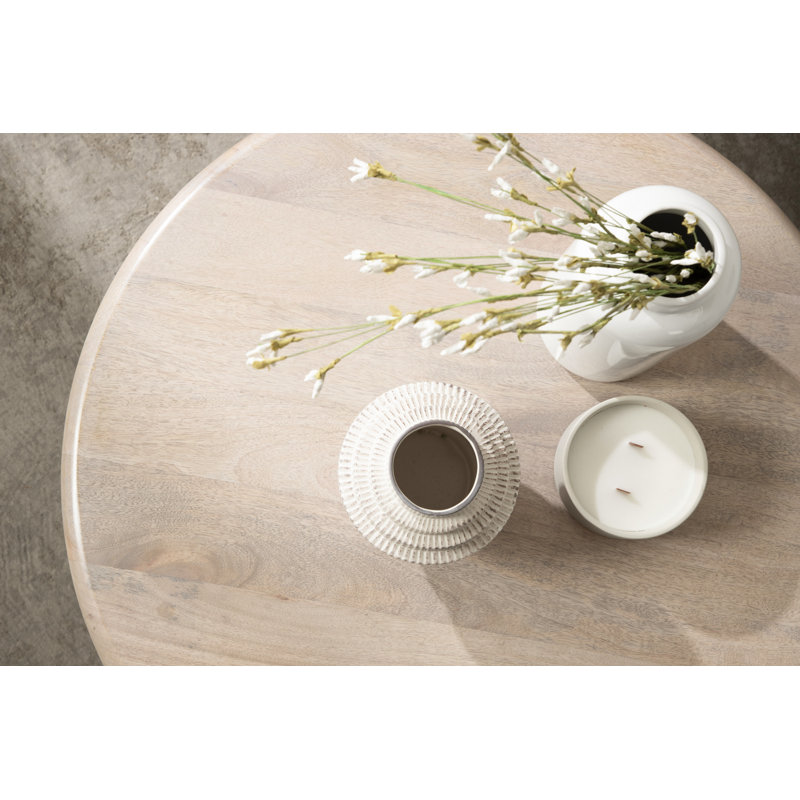 Table basse Avely, Lavage blanc