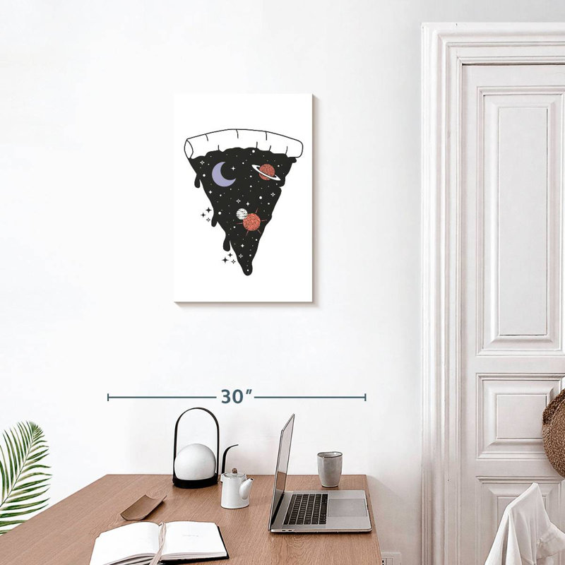 Space Pizza, H 24 po x l 16 po