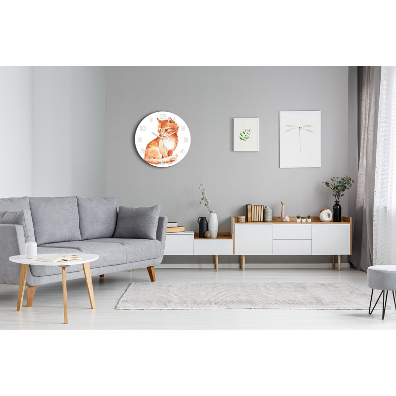 Jorjey Glass Wall Clock
