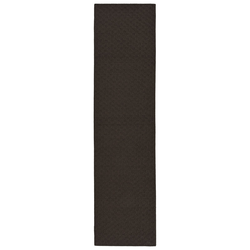 Ebern Designs Mori Area Rug Mocha, Runner 2' x 8'