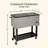 80 Qt. Outdoor Rolling Cooler Cart