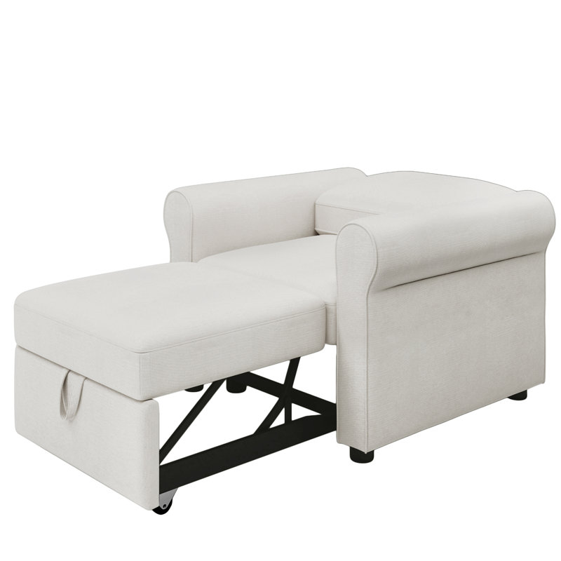 Canapé-lit 3 en 1, canapé-lit convertible, dossier ajustable en canapé, fauteuil, lit simple, canapé-lit moderne pour adultes