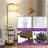 63" Floor Lamp Tray Table with Remote Control and Charging Station-114361272