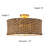 Tierra 18-Inch 3-Light Natural Rattan Semi-Flush Mount