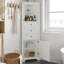 Armoire de rangement de 68,9 po de hauteur avec tablette ouverte, tiroirs et porte-1400803223