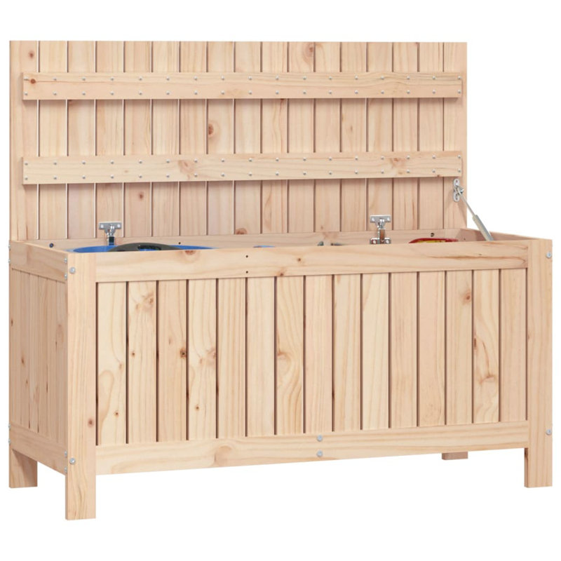 Alpen Home Zellmer 108cm W 113L Solid Wood Deck Box, Brown