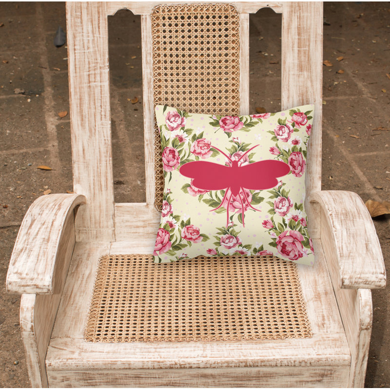  Coussin Moth Shabby Elegance, Jaune clair