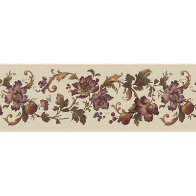 Peel & Stick Floral Border