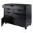 Sutton Black 5-Drawer Multi-Storage Mobile Cabinet, 26.12" H X 32.12'' W X 15.87" D-2104567861