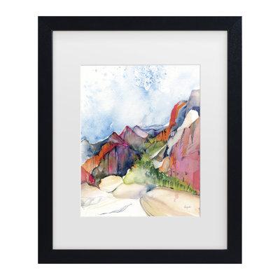 Kristy Rice Desert Days Matted Framed Art